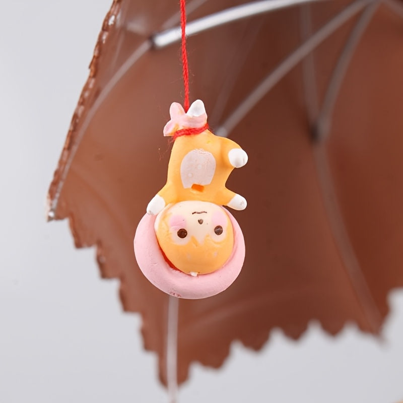 Umbrella Girl Figure, Unique Design and Exquisite Craftsmanship - as a Birthday or Holiday Gift to a Friend, It Is the Perfect Collection