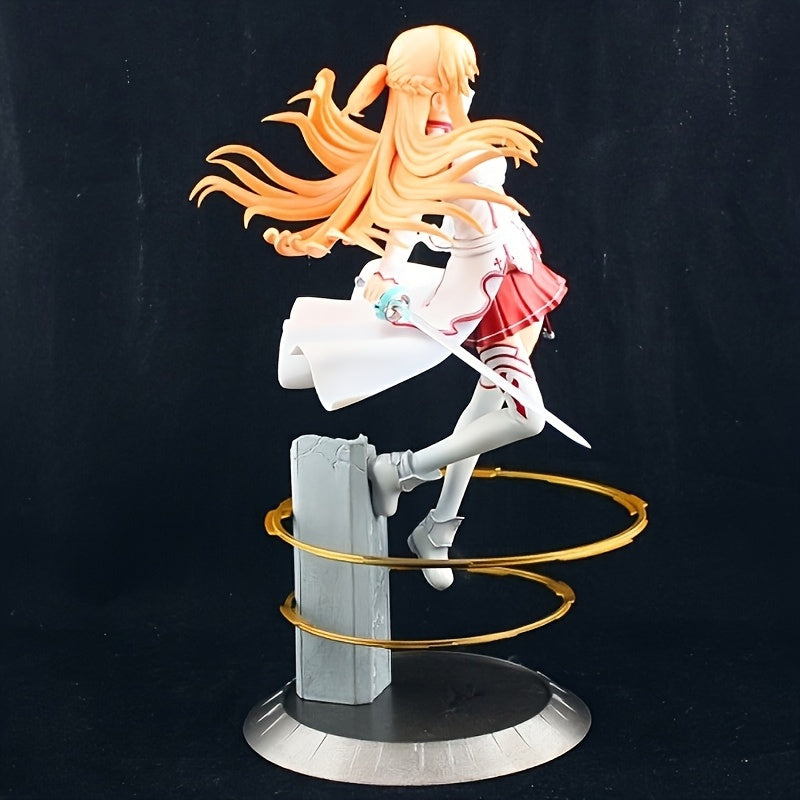 Woman with a Sword Figure - Collectible Doll Statue, Plastic\u002FResin Material, Suitable for Display And Collection, Birthday And Holiday Gifts for Gamers And Anime Fans (Attractive Female Swordsman)