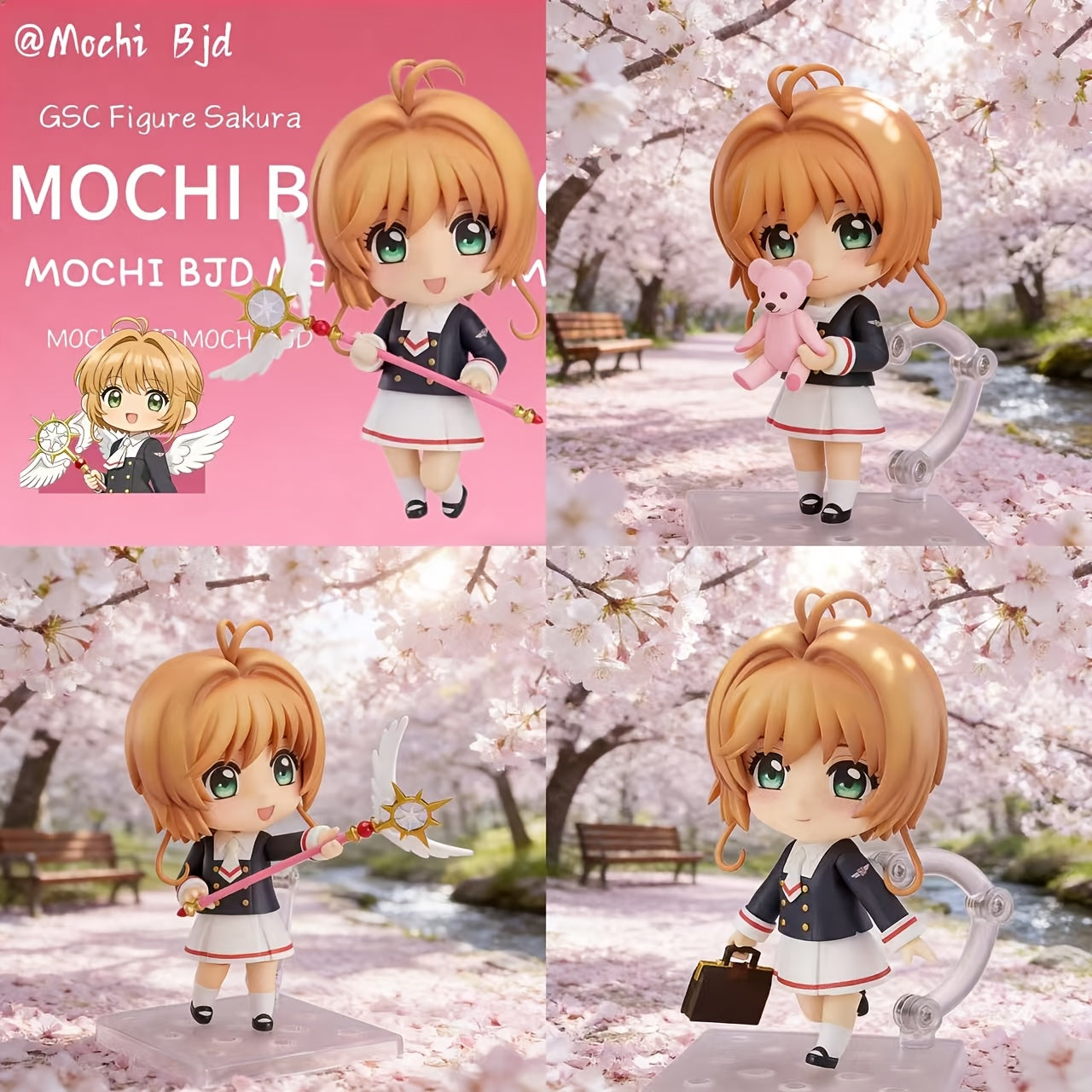 Limited Edition GSC OB11 Series Chibi Doll Figure - Movable Poseable Anime Figure with Interchangeable Faces, Collector's Edition Resin Figure Suitable for Decor, Display, Gifts for & Hobbyists
