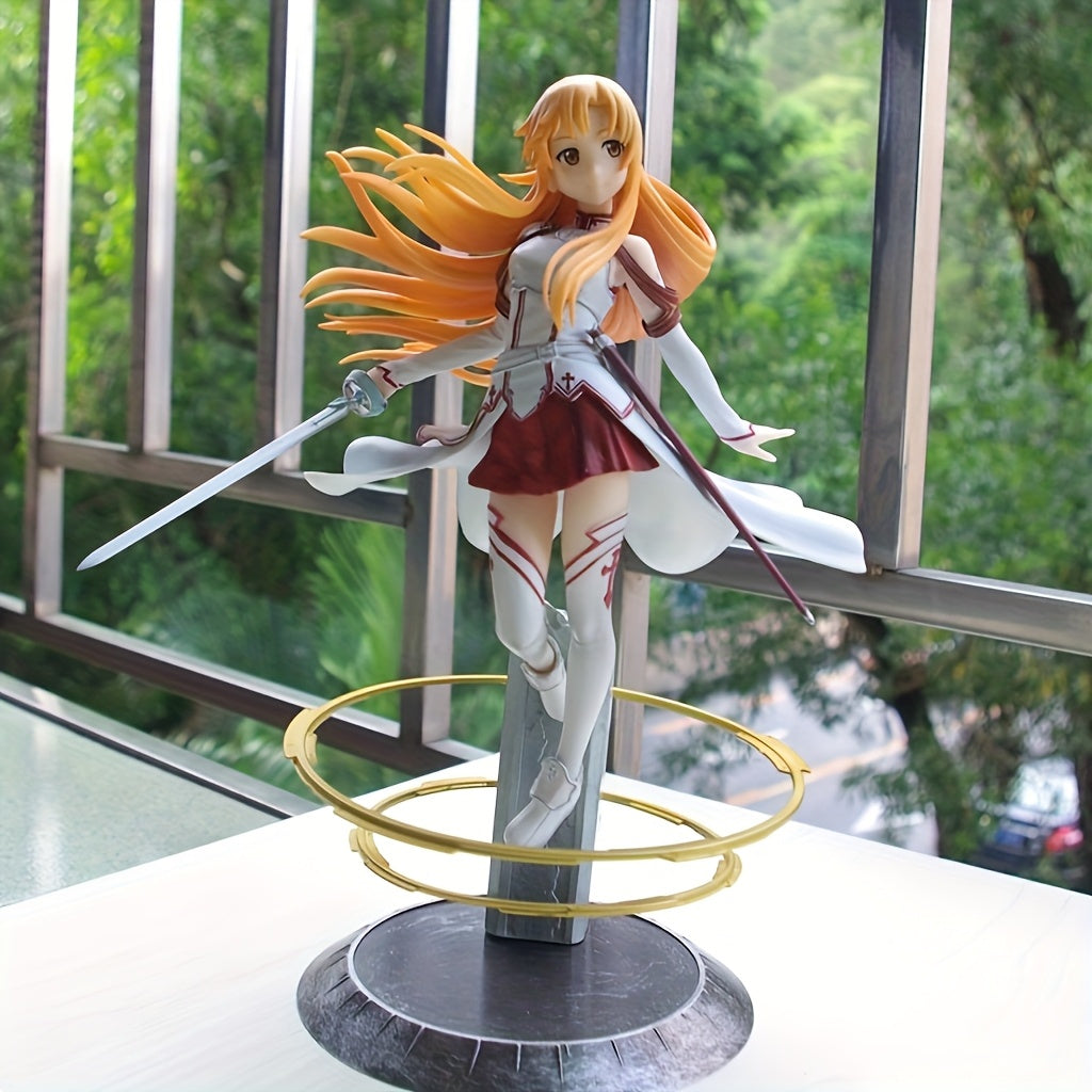 Woman with a Sword Figure - Collectible Doll Statue, Plastic\u002FResin Material, Suitable for Display And Collection, Birthday And Holiday Gifts for Gamers And Anime Fans (Attractive Female Swordsman)