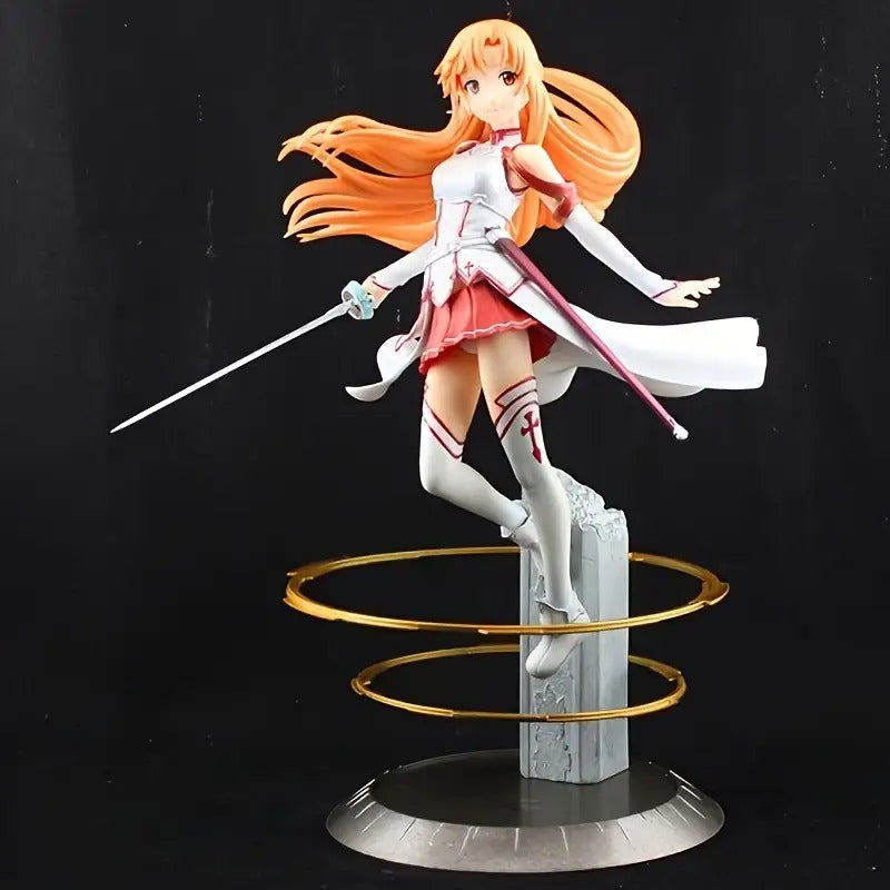 Woman with a Sword Figure - Collectible Doll Statue, Plastic\u002FResin Material, Suitable for Display And Collection, Birthday And Holiday Gifts for Gamers And Anime Fans (Attractive Female Swordsman)