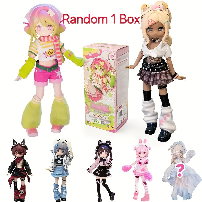 1 Anime Figure - Dynamic Pose Action Model Ornament with Expressive Eyes and Costumes, Collectible Dolls with Dynamic Display Base - Perfect Gift for Anime Fans, Christmas, Halloween