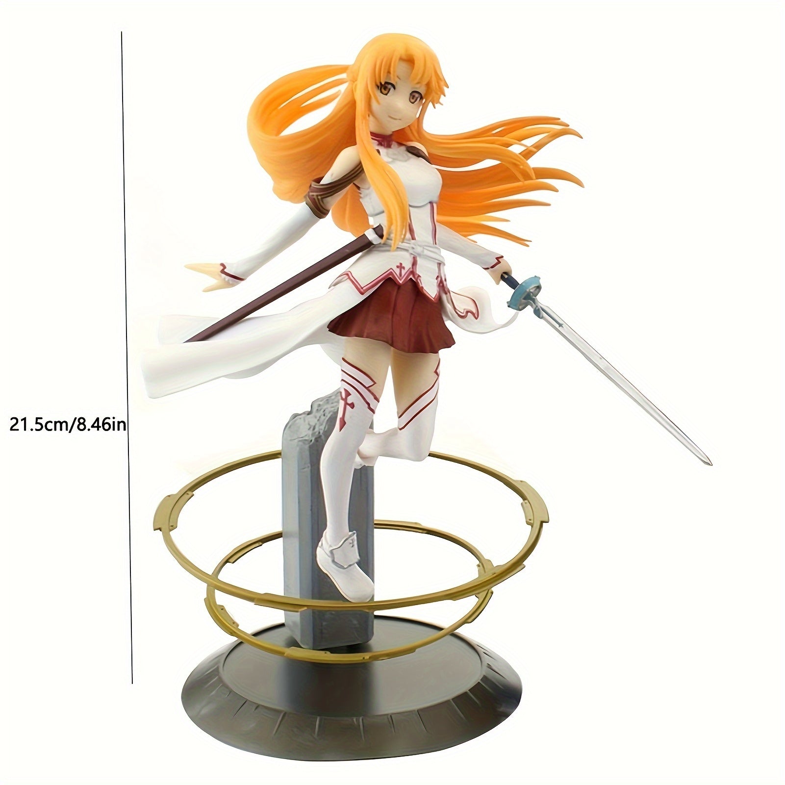Woman with a Sword Figure - Collectible Doll Statue, Plastic\u002FResin Material, Suitable for Display And Collection, Birthday And Holiday Gifts for Gamers And Anime Fans (Attractive Female Swordsman)