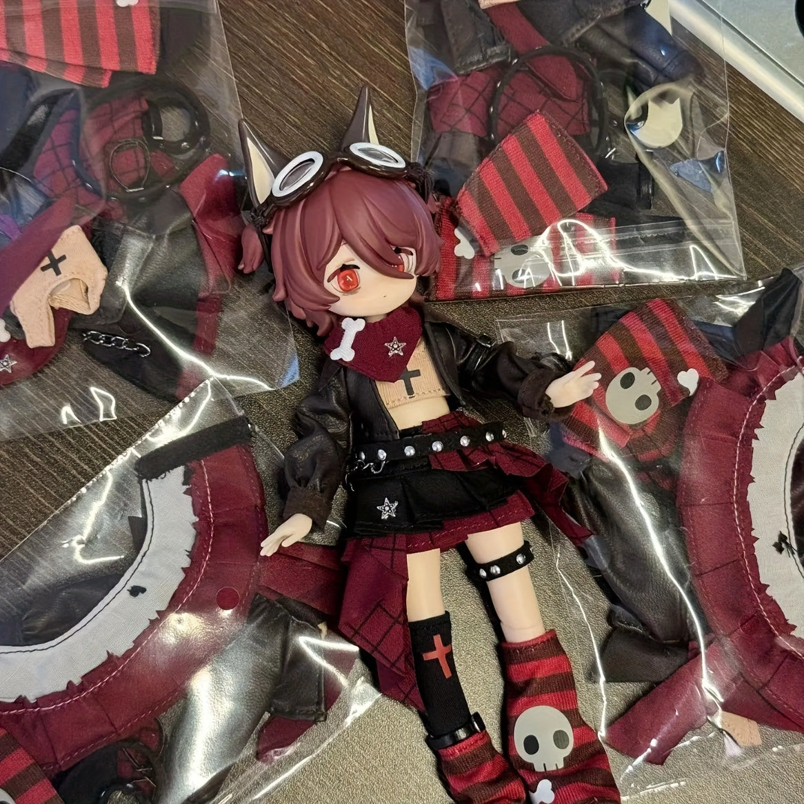 1 Anime Figure - Dynamic Pose Action Model Ornament with Expressive Eyes and Costumes, Collectible Dolls with Dynamic Display Base - Perfect Gift for Anime Fans, Christmas, Halloween