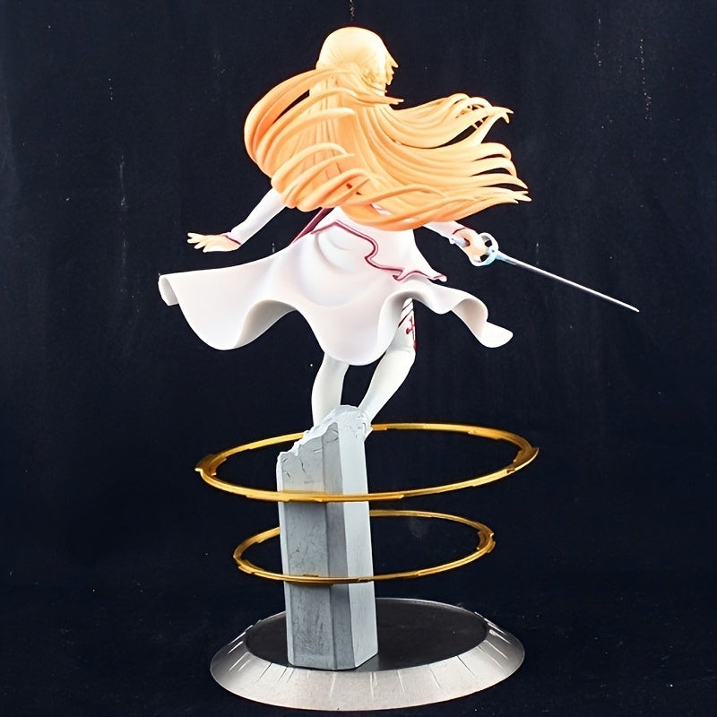Woman with a Sword Figure - Collectible Doll Statue, Plastic\u002FResin Material, Suitable for Display And Collection, Birthday And Holiday Gifts for Gamers And Anime Fans (Attractive Female Swordsman)