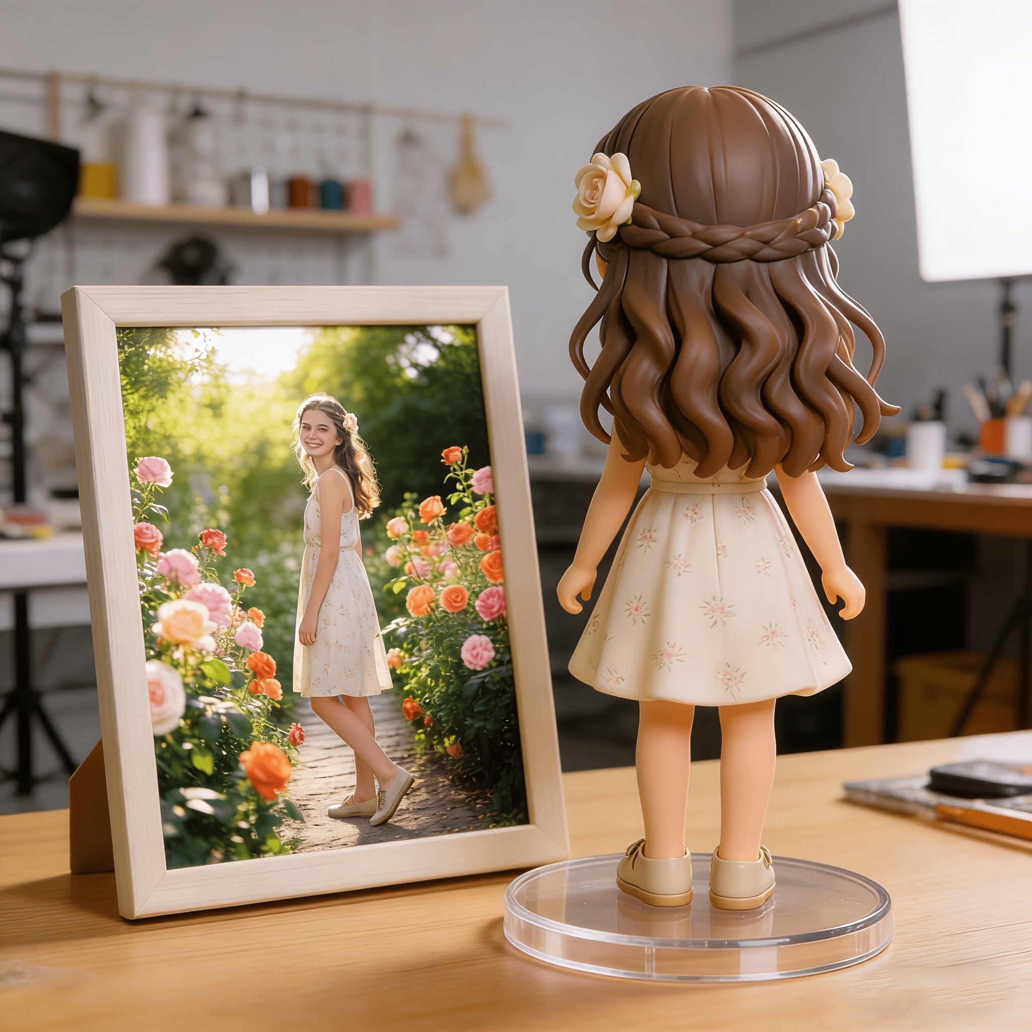 Personalized Figurine Dolls - Custom Name\u002FText\u002FNumber Gifts Suitable for Birthdays, Weddings, Graduation - Collectible Keepsakes for, Desktop Decor with Your Own - Wedding Presents & Mementos for Loved Ones